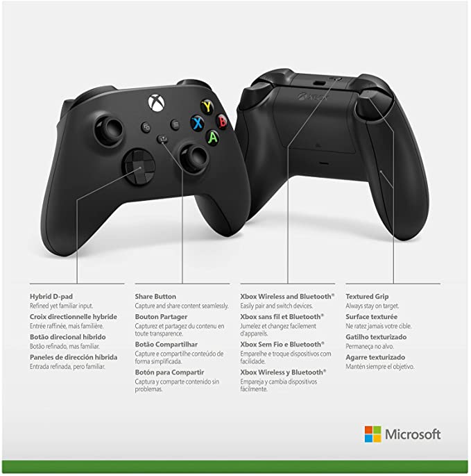 Xbox Wireless Controller - Carbon Black - Image 2