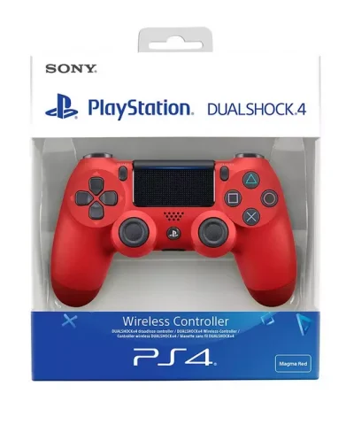 Sony PlayStation DualShock 4 Controller - Red (PS4)