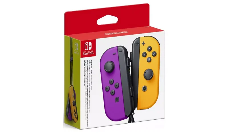 Nintendo Switch Joy-Con Controller Pair - Neon Purple / Neon Orange