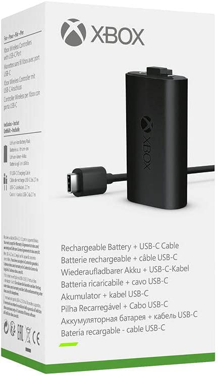 Microsoft Official Xbox Series X/S Rechargeable Battery Pack & Cable Set