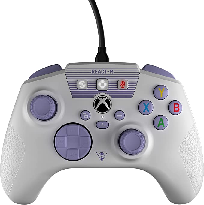 Turtle Beach React-R Controller White/Purple (Xbox Series X|S, Xbox One and PC)